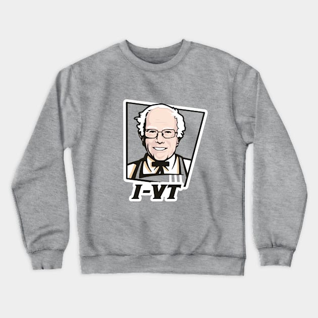 Col. Sanders (on red) Crewneck Sweatshirt by SeminalDesigner